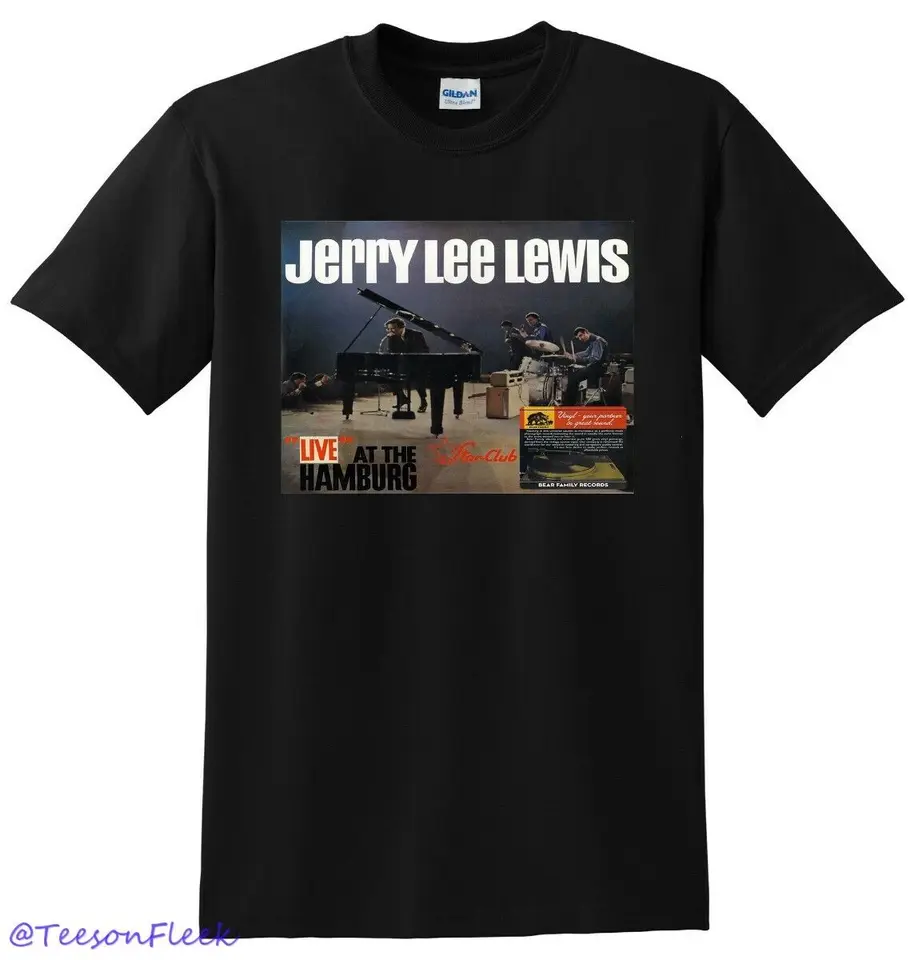 Jerry Lee Lewis T tričko naživo v Star Club Hamburg Malé stredne veľké alebo XL