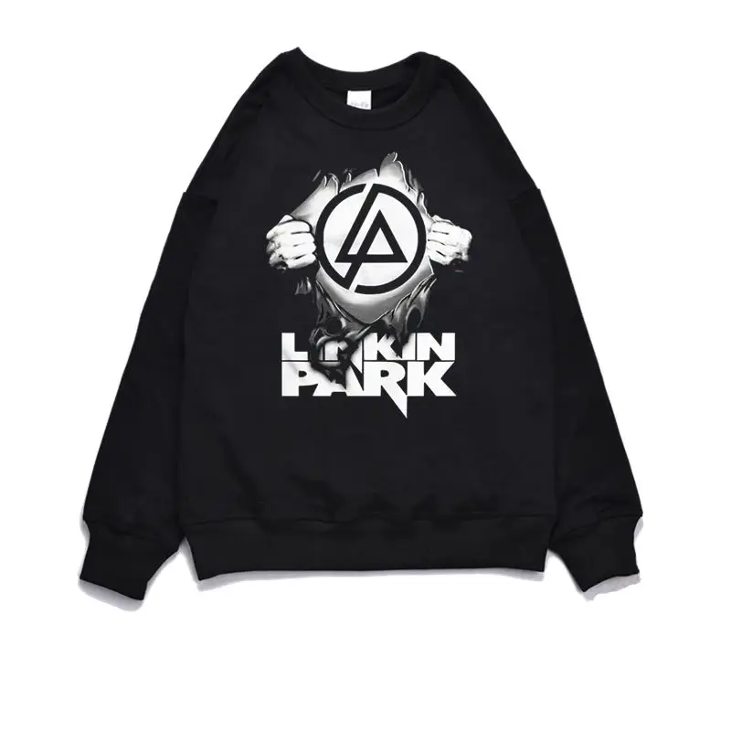 Jesenné a zimné európske a americké rockové meteor chrám Meteora Linkin Park Linkin Park Band Sweater bunda Trend and Loose