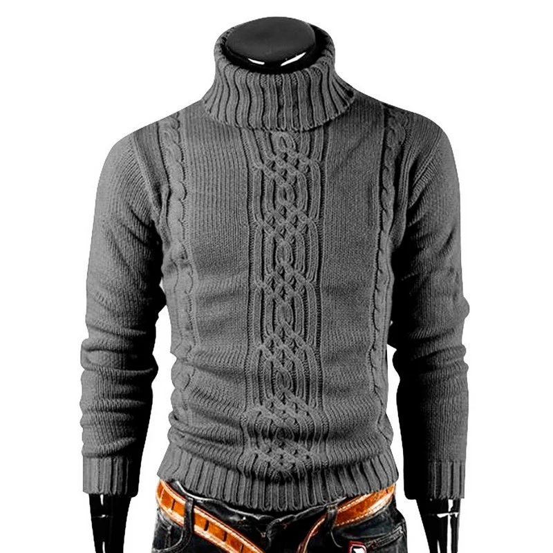 Jesenné a zimné pánske teplé sveter s dlhým rukávom Swear Sweater Retro pletený sveter Sweter Sweter