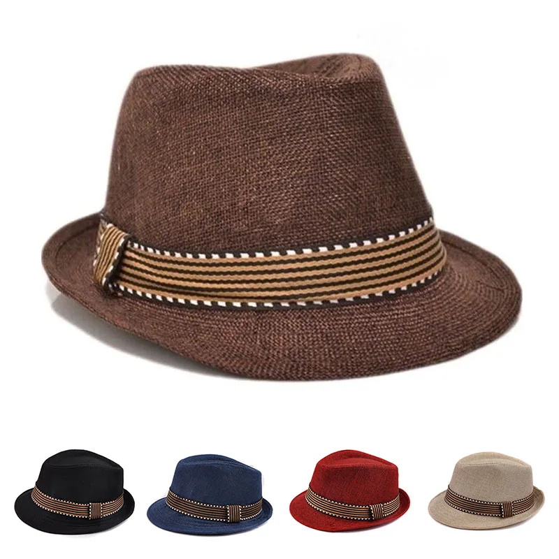Jesenné deti Fedora Hat Classic British Boy Girl Girl Jazz Cap Solid Color Retro Kids Top Hats Cosplay kostým