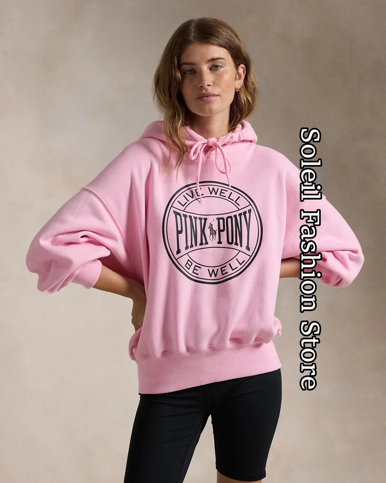 Jesenné ženské muži ružové poníky mikina luxusná značka s kapucňou Trendy Trendy s dlhým rukávom pulóver ženský harajuku kabát y2k streetwear
