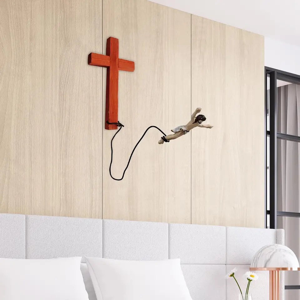 Ježiš crucifix Wall kríž katolícky kríž darček drevený kríž kríž Crucifix Ježiš crucifix na vchod,