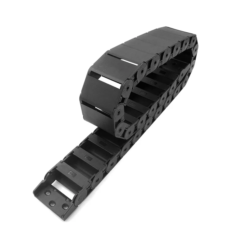 JFLO 18x50 mm 1 meter držiak na nosič káblového kábla Drova držiaka na nosenie drôtu pre CNC Router Strojové náradie poloostál vo vnútri otvorenia