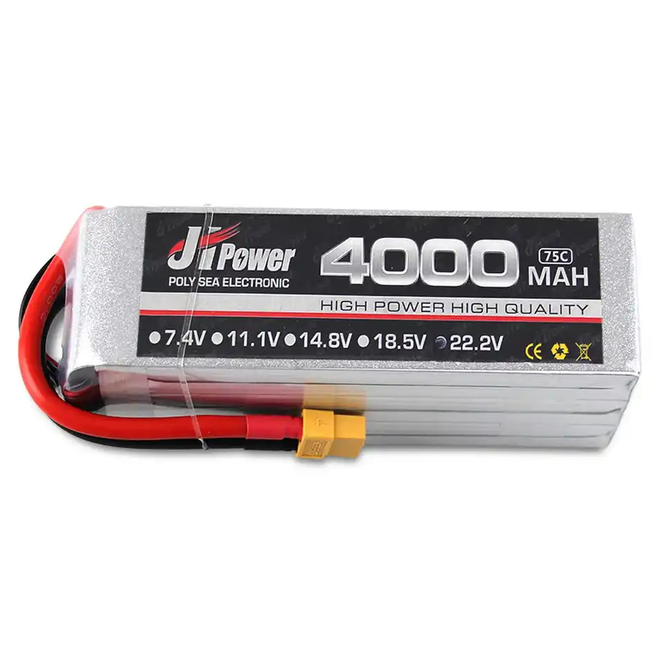 JH Power 2S 3S 4S 5S 6S 7S 8S RC Lipo batéria 7,4V 11,1V 14,8V 18,5V 22,2V 4000MAH 35C 75C pre RC CAR Helikoptérové ​​čln RC DRONE DRONE