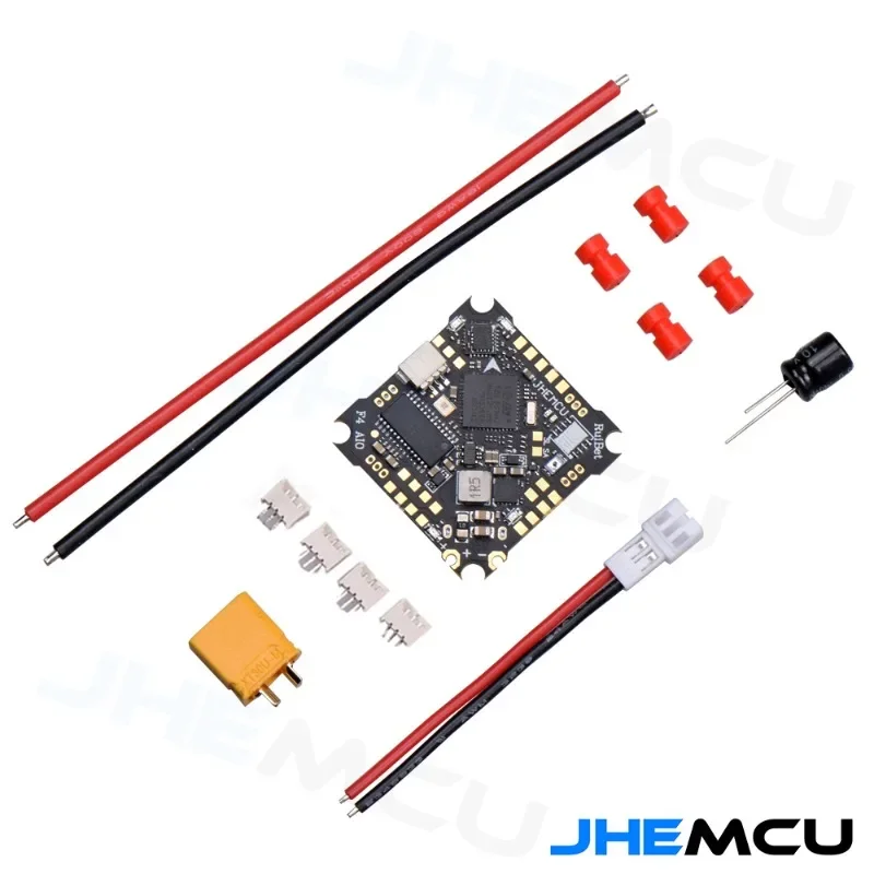 Jhemcu Ruibet F4 12A AIO Flight Contorl ESC 1-2S OSD 5V BEC pre Whoop FPV Racing Drone