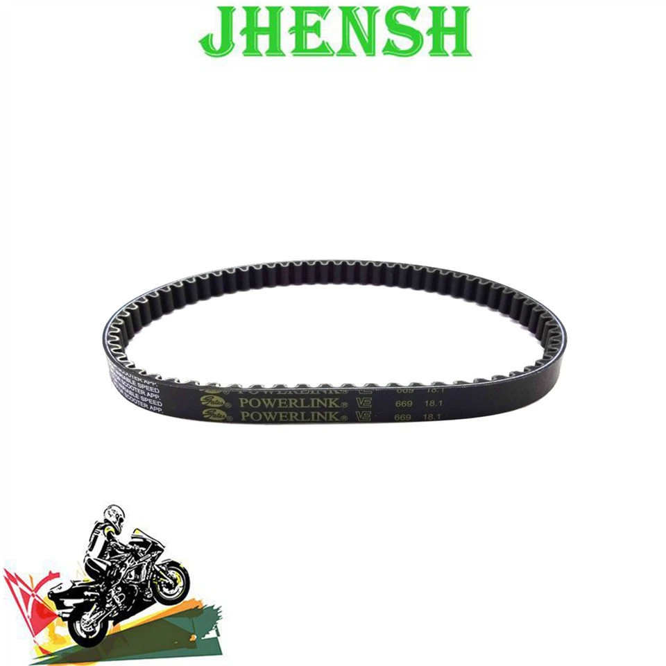 Jhensh PowerLink 669 CVT Drive Belt pre Gy6 49 50cc Roketa Sunl Vespa Jonway Moped Scooter