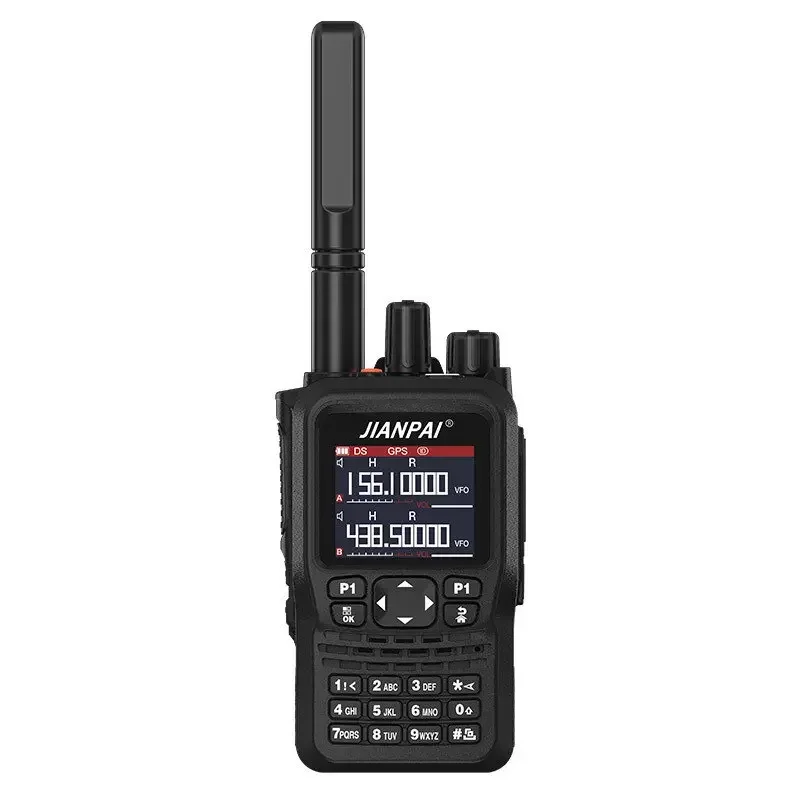 Jianpai 8800 Plus 10W 5800MAH Walkie Talkie 16 Channel Dual Band High-Power GPS polohovanie typu C Nabíjanie nepremokavé rádio