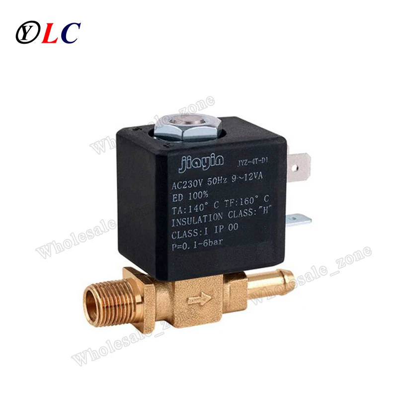 Jiayin JYZ-3T Normálne uzavretý N/C 2/2 WAY VENTIL AC 230V G1/8 