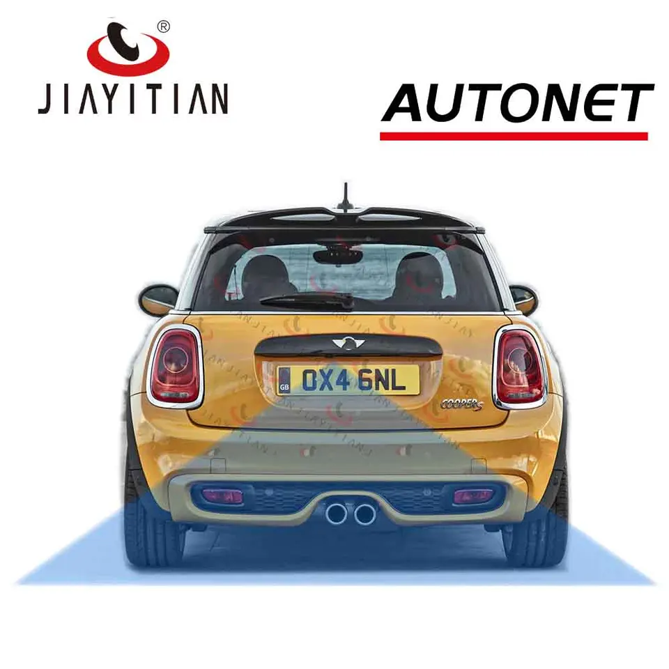 Jiayitian Zadný výhľad kamery pre Mini Cooper S R50 R52 R53 R56 Rezervovaná inštalácia diery CCD Night Vision Parking Parking Zálohovacia kamera