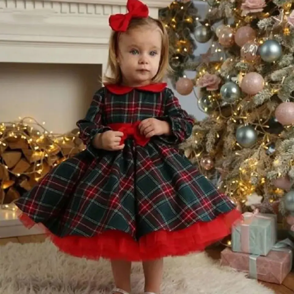 Jill Wish Red Girl Girl Dievčatá koleno dĺžka s luk deťmi princezná narodeniny vianočné sviatočné sviatočné večierok loptičky J279