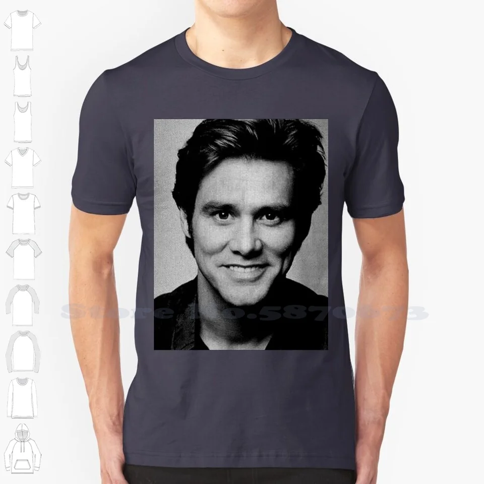 Jim Carrey 100% bavlnené tričko Jim Carrey Billy Idol Jamie Dornan Kendji Hugh Grant Sirkis Tom Hardy Jason