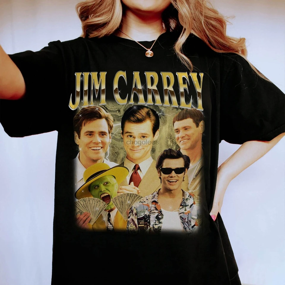 Jim Carrey tričko Vintage Jim Carrey tričko Jim Carrey Bootleg Tirla