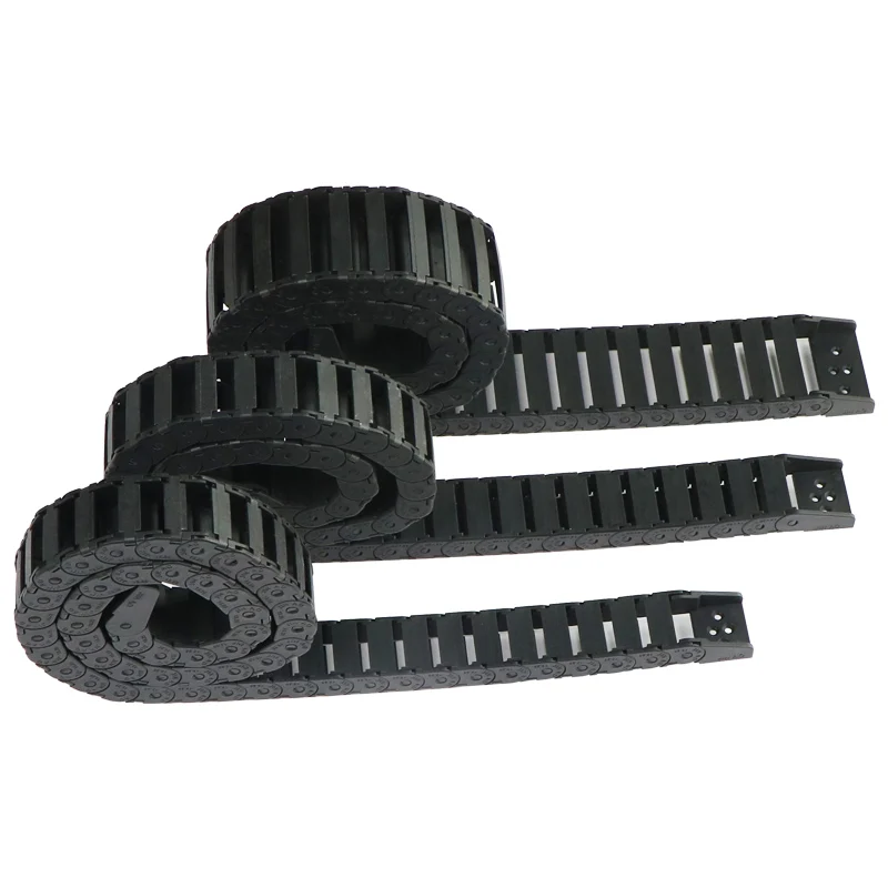 Jin AO káblové reťazce 15*15 mm 10*10 mm 10*15 mm most Typ nie je otvorený 1 meter plastový vlečiaci prevodovku prevodovku pre stroj