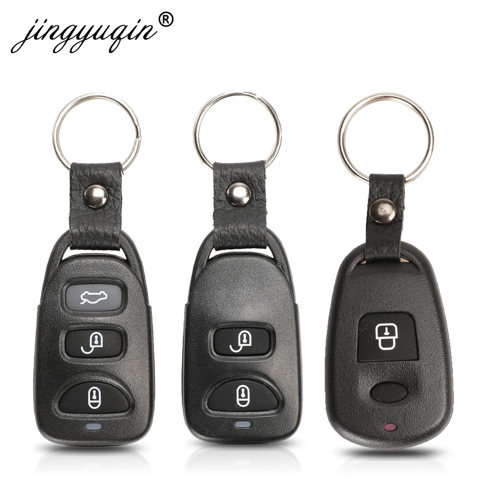 Jingyuqin 2/3 2+1 3+1 tlačidlá vzdialené kľúče pre Hyundai Elantra Sonata Santa pre Kia Carens Keyless Fob Case Nahradenie