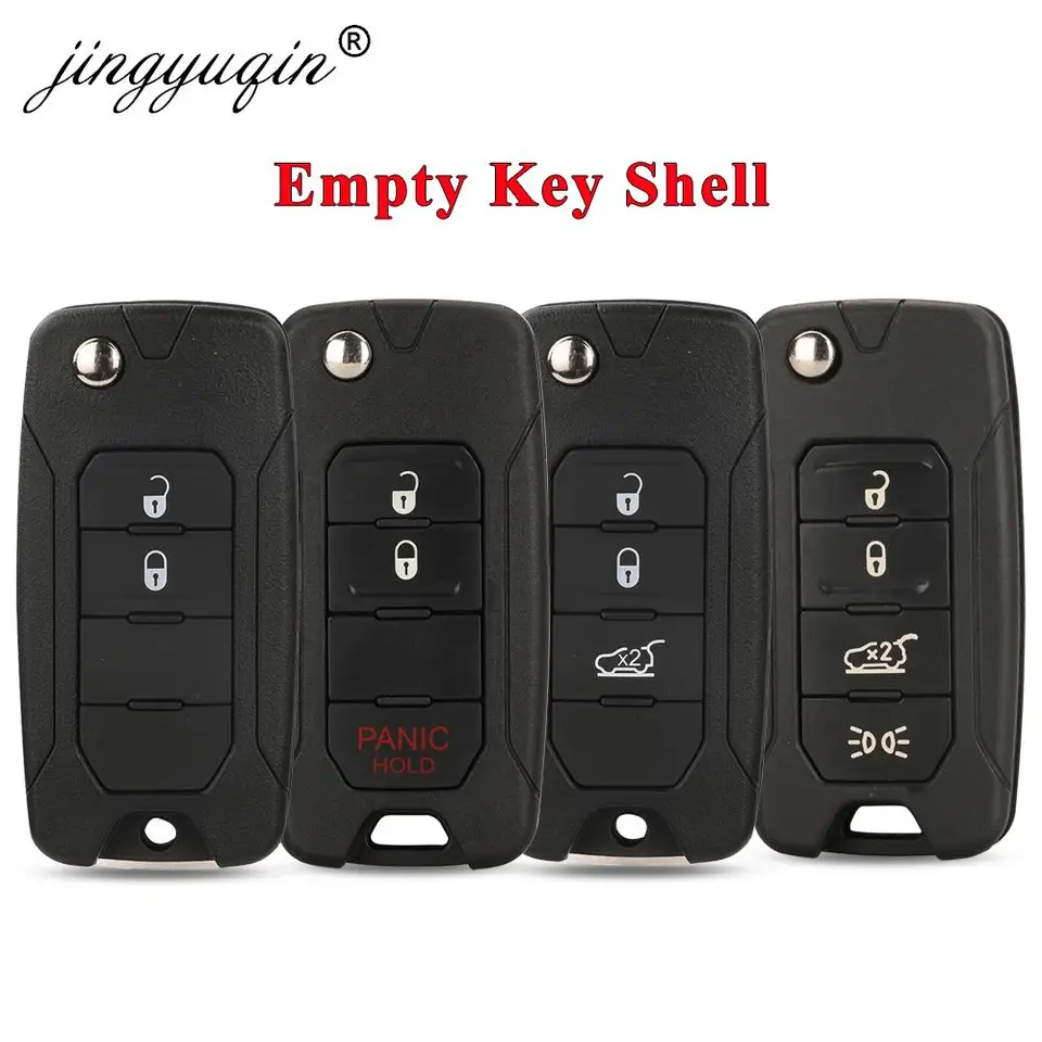 Jingyuqin 2/3/4 tlačidlá pre Jeep Wrangler Renegade 2015-2018