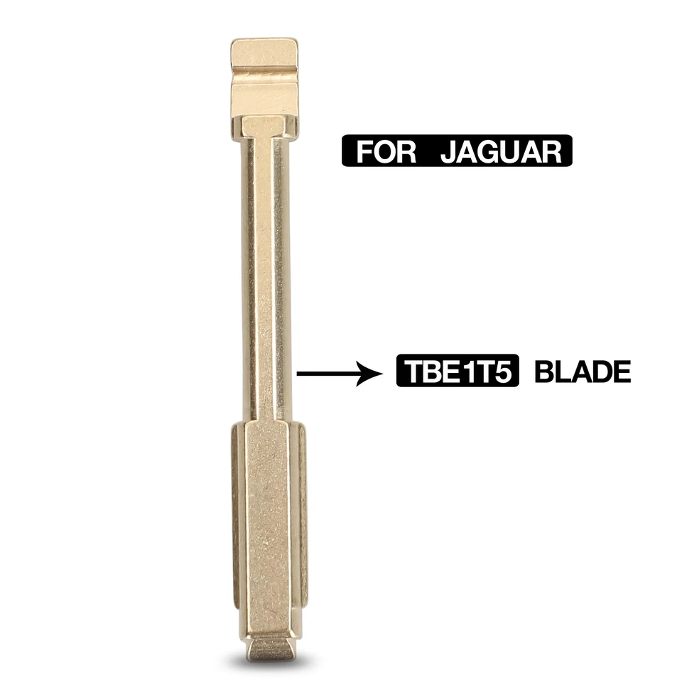 Jingyuqin Car Key Blade Tbe1t5 prázdny kľúč nezrezaný prázdny čepeľ pre Jaguar XJ-6 (x300) XK (x100) XJ-S (XJ57/XJ58) 8 stôp predĺžená