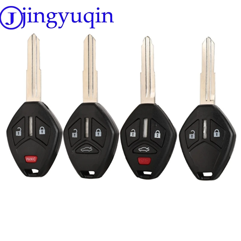 Jingyuqin vzdialený kryt na kľúče od auta pre Mitsubishi Lancer Outlander Endeavor Galant MIT8 Blade Key Shell Case 2/3/4 B