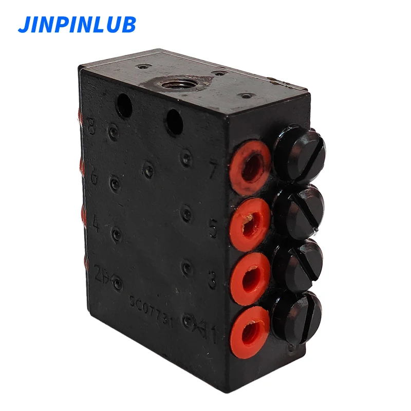 Jinpinlub JSV 8-10 Way Progressive Meering Mering Block Block Blok centralizovaného distribútora lubrikačného systému