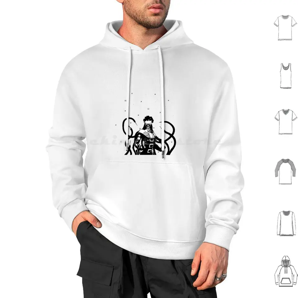Jinzo-5 čierny a biely minimálny umelecký mikina s dlhým rukávom Minimalista Jinzo Jector Cardgame Yugioh Blackandwhite yu gi