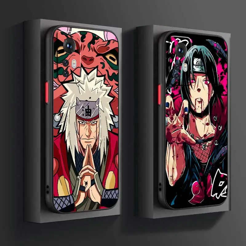 Jiraiyas n-Narutos Anime pre Xiaomi mi 13 12 12T 11T 11i 10t 10 9t Pro Lite Ultra 5G Frosted Tasucent Puzdia o priesvitnom telefóne