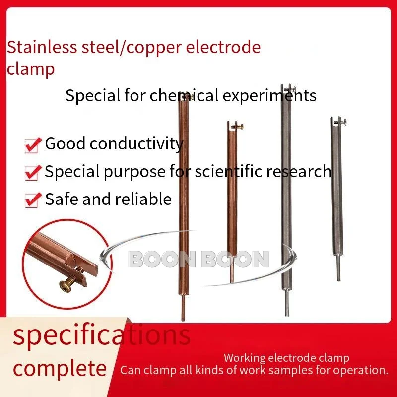 JJ110 PTFE Working Electrode Clamp Clamp Clamp Clamp Clam pracovná vzorka svorka podporuje telo