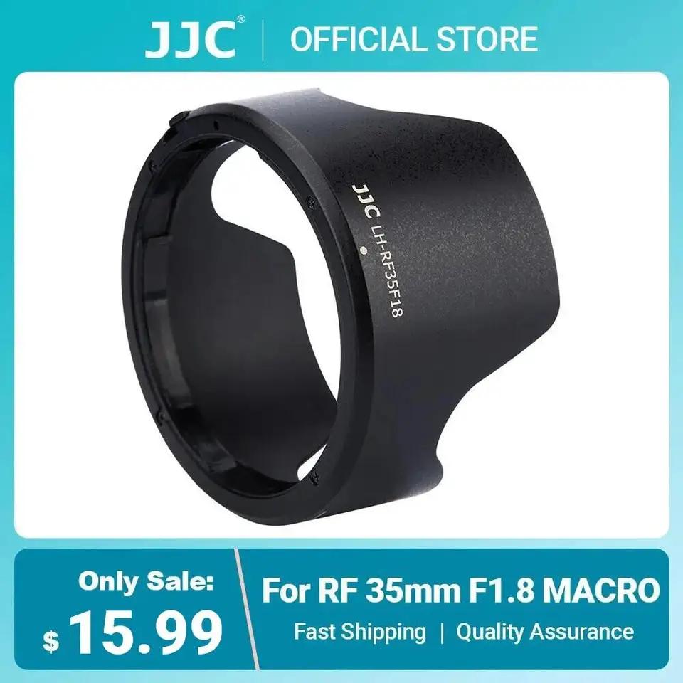 JJC reverzibilný RF 35 mm šošoviek kompatibilný s Canon RF 35 mm f1.8 makro je STM objektív pre Canon EOS R RP RA R5 R6 R7 R10 R3 C70