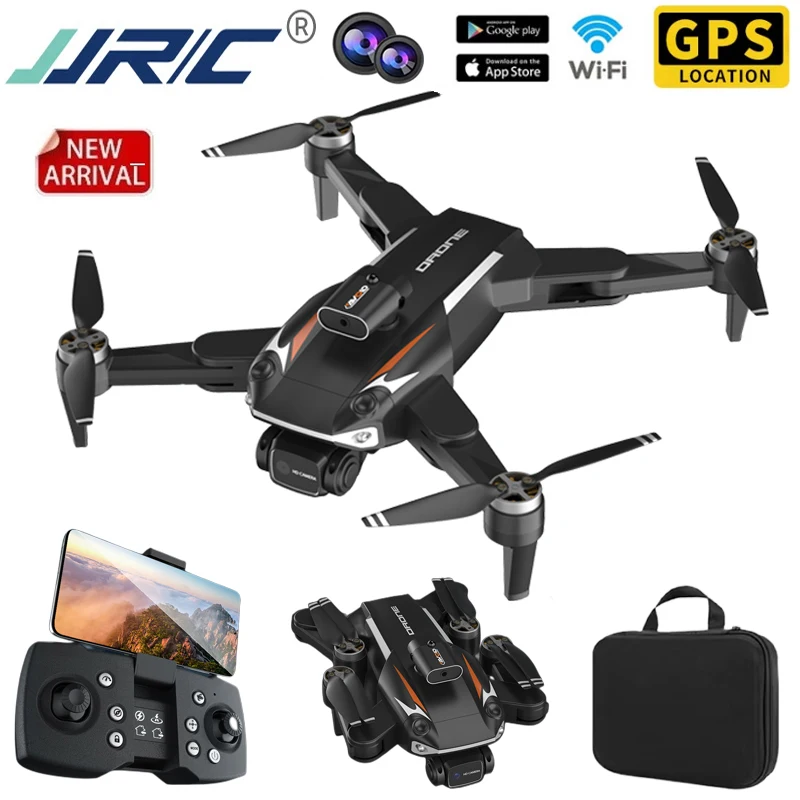 JJRC X25 DRON s HD 8K s dvoma fotoaparátmi bez kefy GPS Optický prietok Prekážky vyhýbania sa diaľkovým ovládaním hračiek lietadla