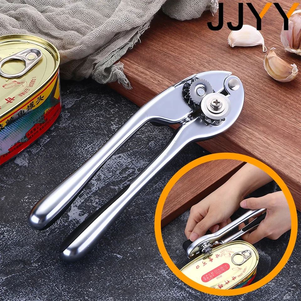 Jjyy Manuál z nehrdzavejúcej ocele Can Clere Craft Ruck Ruck Farght Opener Kuchynské náradie Multifunkčný zink zink zliat
