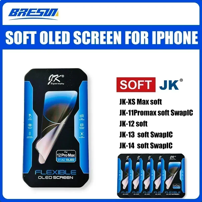JK Soft OLED LCD Displej dotyk Digitalizátor pre iPhone XSMAX 11Promax 12 12Pro max 13 14 Pantalla Výmena