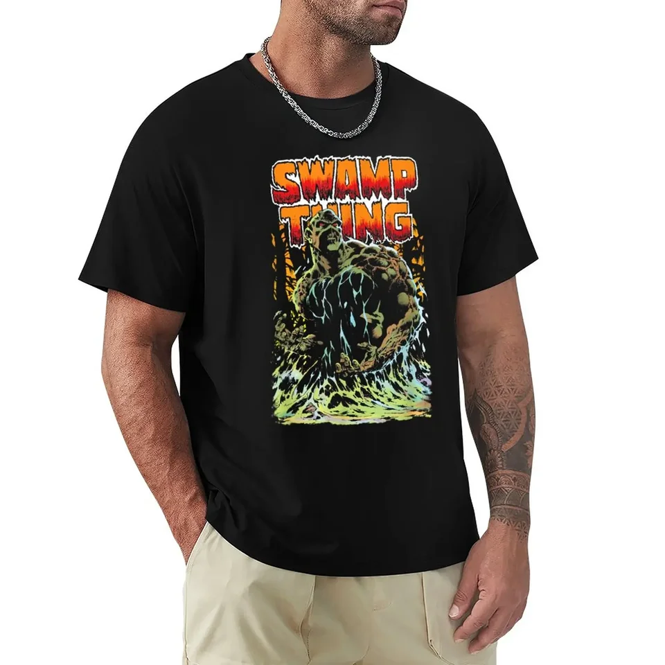 Jl Swamp Thing Tričko letné oblečenie potenie potia roztomilé topy vtipné tričká pre mužov
