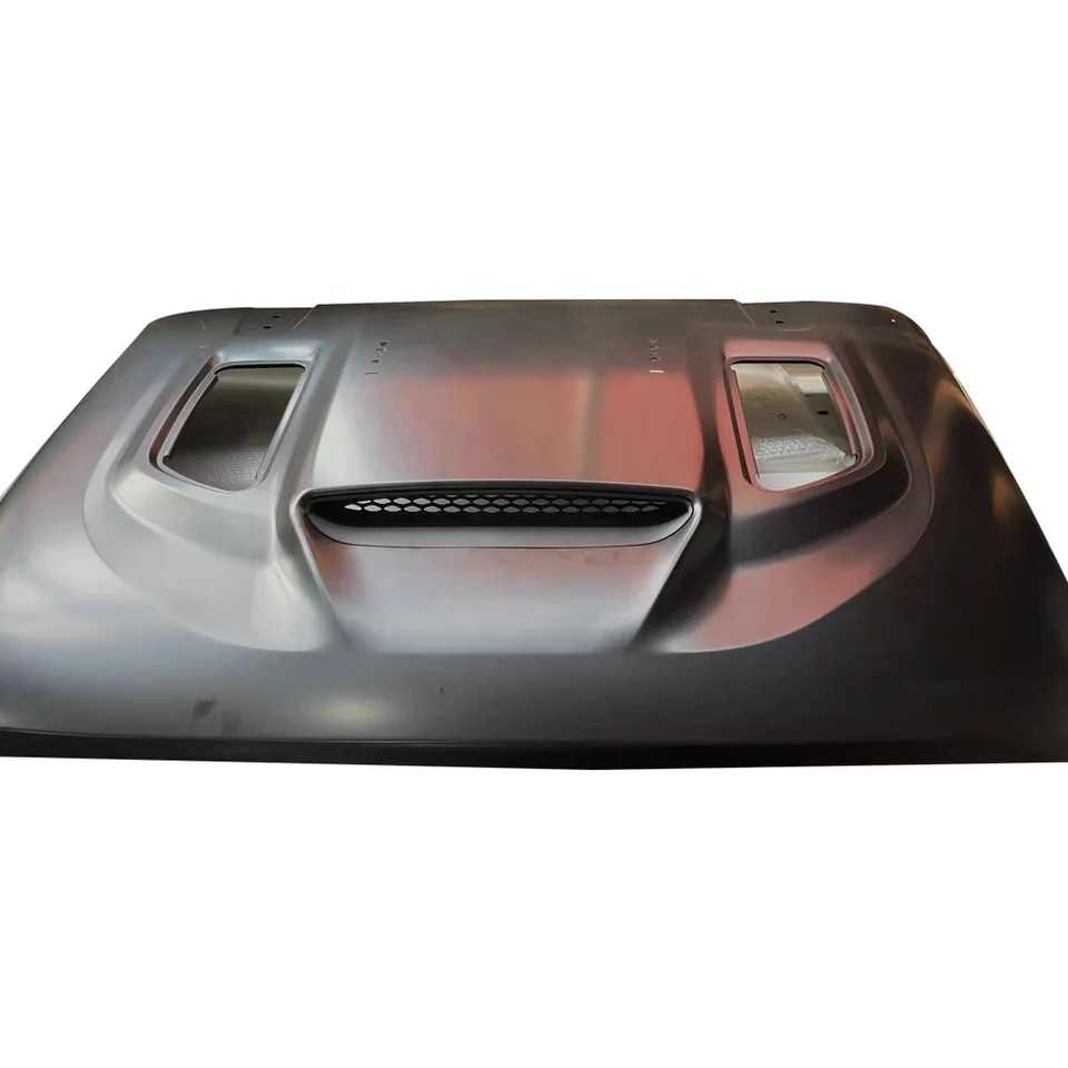 JL1208 Iron Hellcat Bonnets Motors Hoods pre Jeep Wrangler JL 2018+