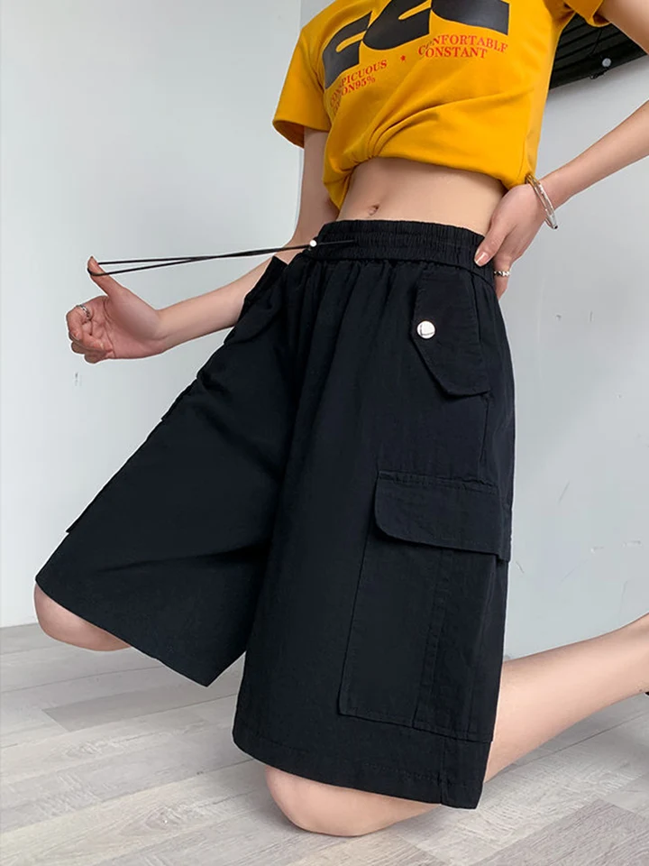 JMPRS Hip Hop Streetwear Cargo Shorts Ženy Y2K High Asa Vintage Shorts American Casual Casy Harajuku vrecká BF S-3xl Nové nové šortky