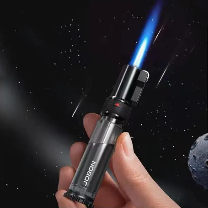Jobon Cigar Torch Jet Zapaľovača doplňuje Butánske zapaľovače s plynovým oknom