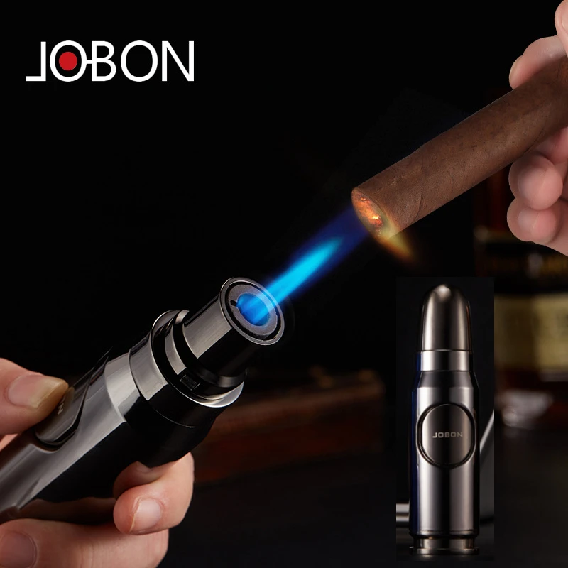 Jobon Gullet Windproof Righter Jet Viacúčelové butánový plynový pochodeň vonkajšie cigarety zapaľovača Pánske malé náradie