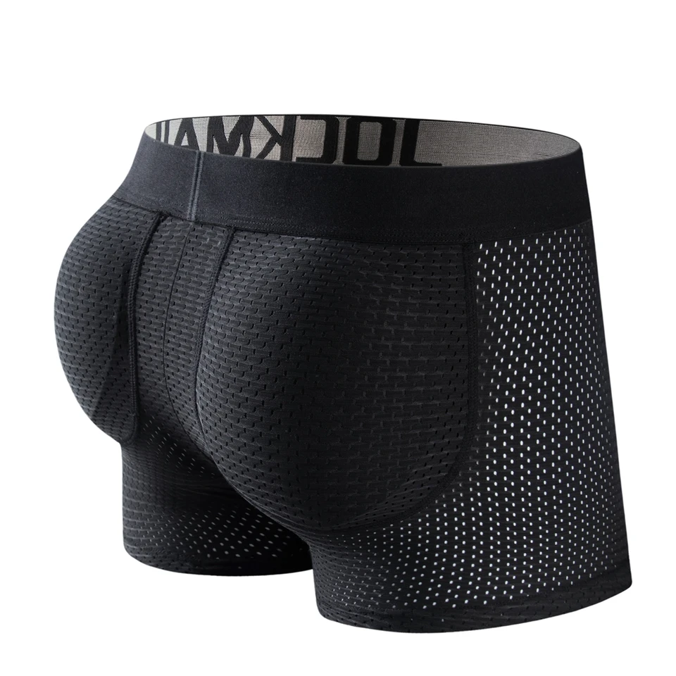 Jockmail Pánske spodné prádlo Boxer Pánny Pánske spodná bielizeň s bedrovými vankúšikami Pánske boxerky Zadané čalúnené elastické skrátenia Vylepšenie