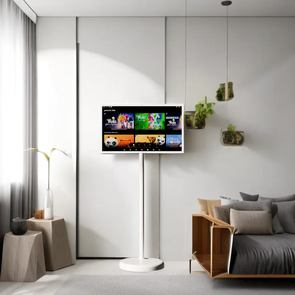 Jode Movinable Nabíjateľná inteligentná televízia 21.5 27 32 palcov prenosná televízor Smart Screen Screen LCD Smart TV Smart TV