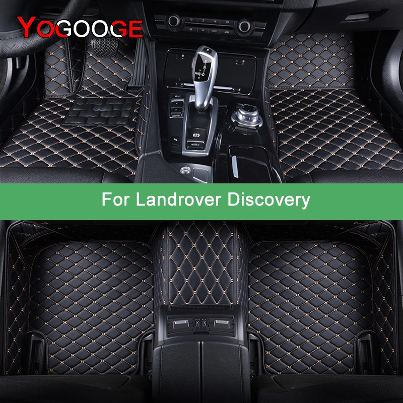Jogooge vlastné podlahové podlahy pre rohože pre Landrer Discovery LR3 LR4 Automatické koberce nohy Coche Accessorie