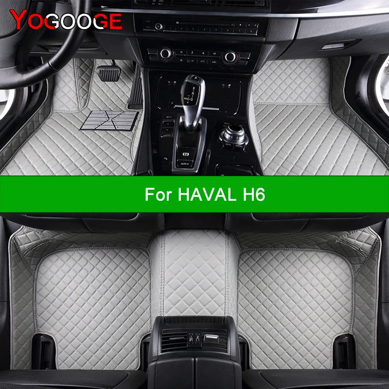 Jogooge vlastné podlahové rohože pre auto pre haval h6 auto koberce noty coche doplnok