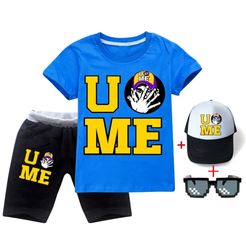 JOHN CENA Summer Detské odevy Cotton Casy Boys Dievčatá Dievčatá Tričká Tričká pre 3 4 5 6 8 10 12 14 rokov staré