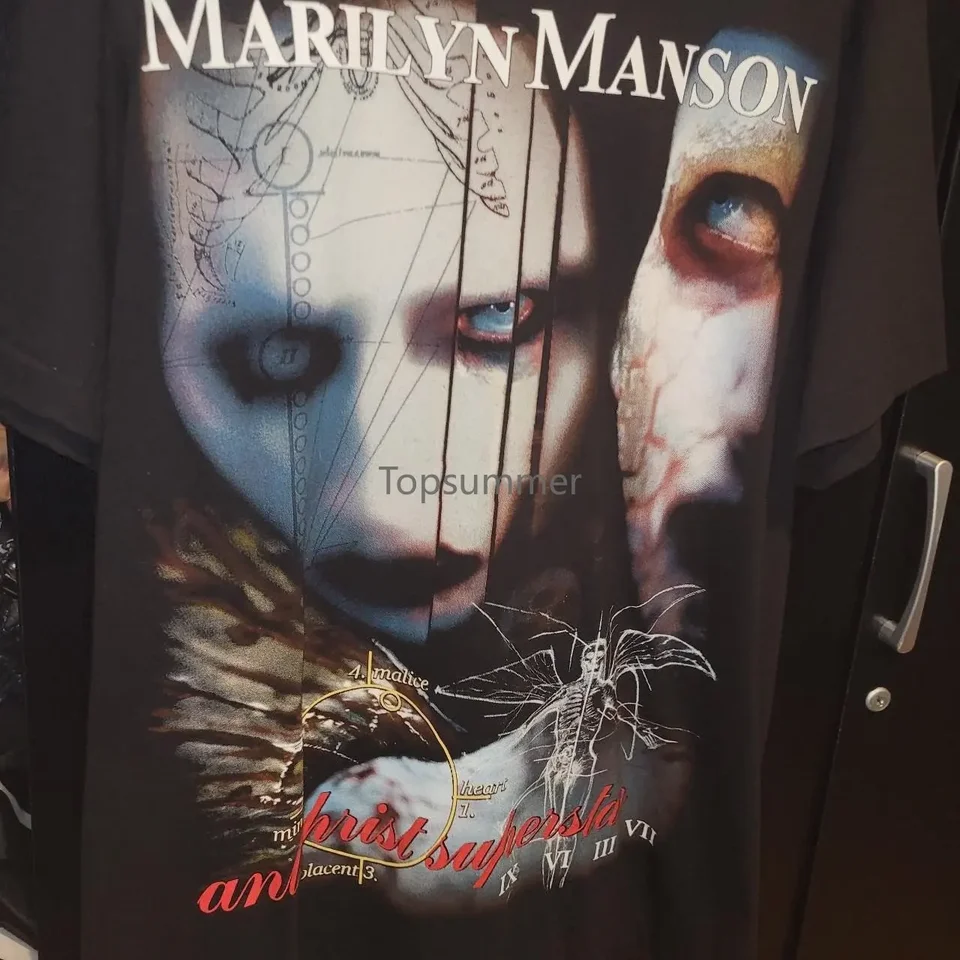Johndoeretro Marilyn Manson Modern Bootleg tričko