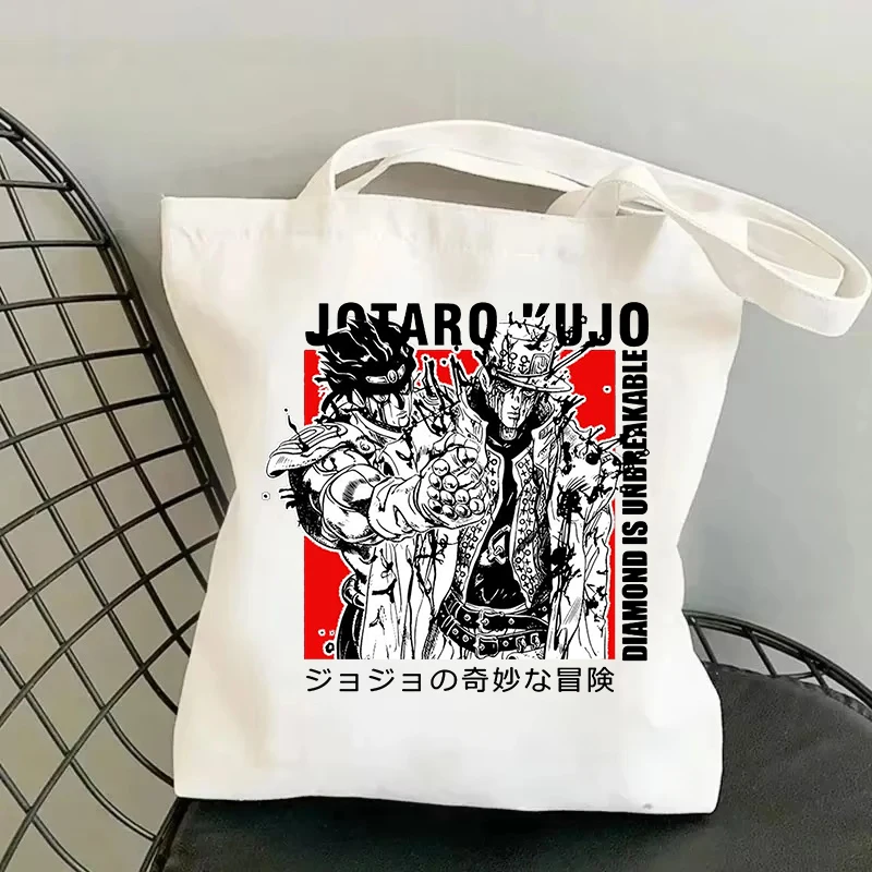 JoJo bizarné plátno Bag Streetwear harajuku ramenné tašky dochádzanie do dochádzajúceho dochádzky