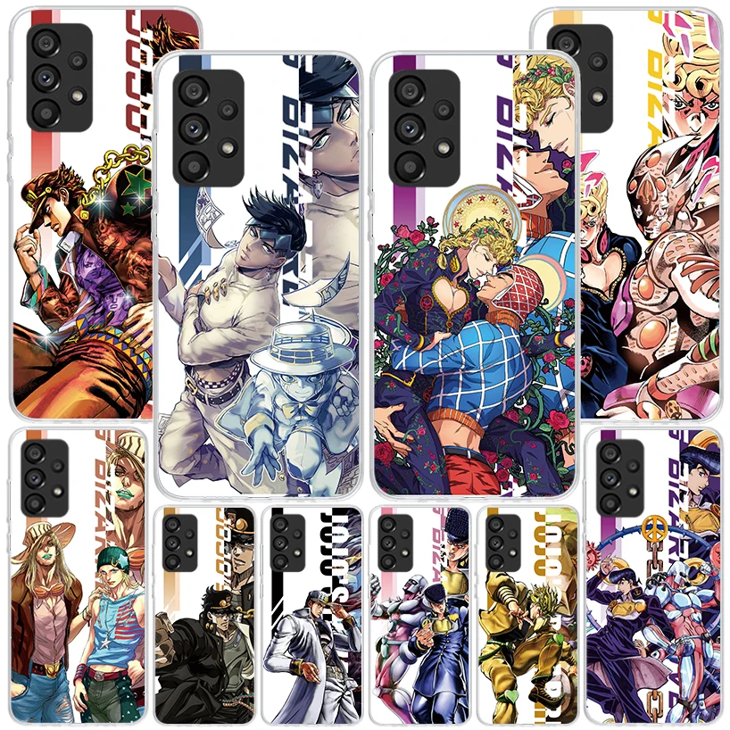JoJo Bizarre Adventure Anime Telefón pre Samsung Galaxy A15 A14 A13 A12 A55 A54 A53 A52 A35 A34 A33 A32 A32 A25 A24 A23 A23 A22 A22S
