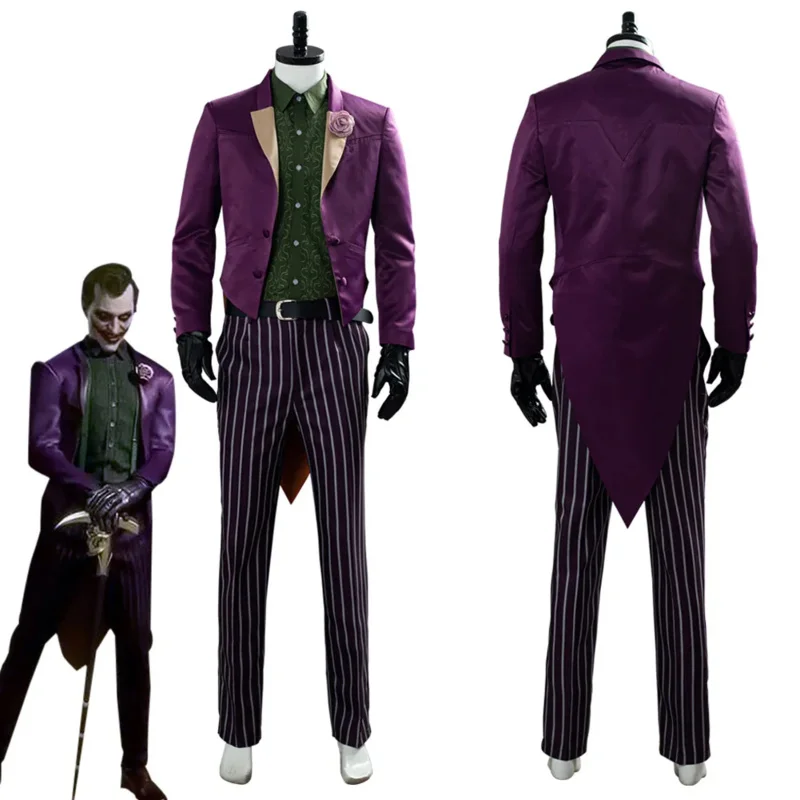 Joker Mortal Kombat 11 Cosplay kostým Halloween Karneval pre dospelých mužov mužov na mieru vyrobený F17053