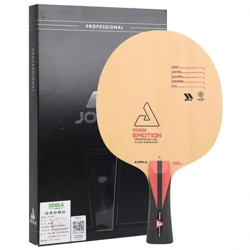 Joola Rossi Emotion Table Tennis Blade, Professional 5 + 2 3k-uhlíkovi inneryer, ping pong, jazda na slučke, rýchly útok
