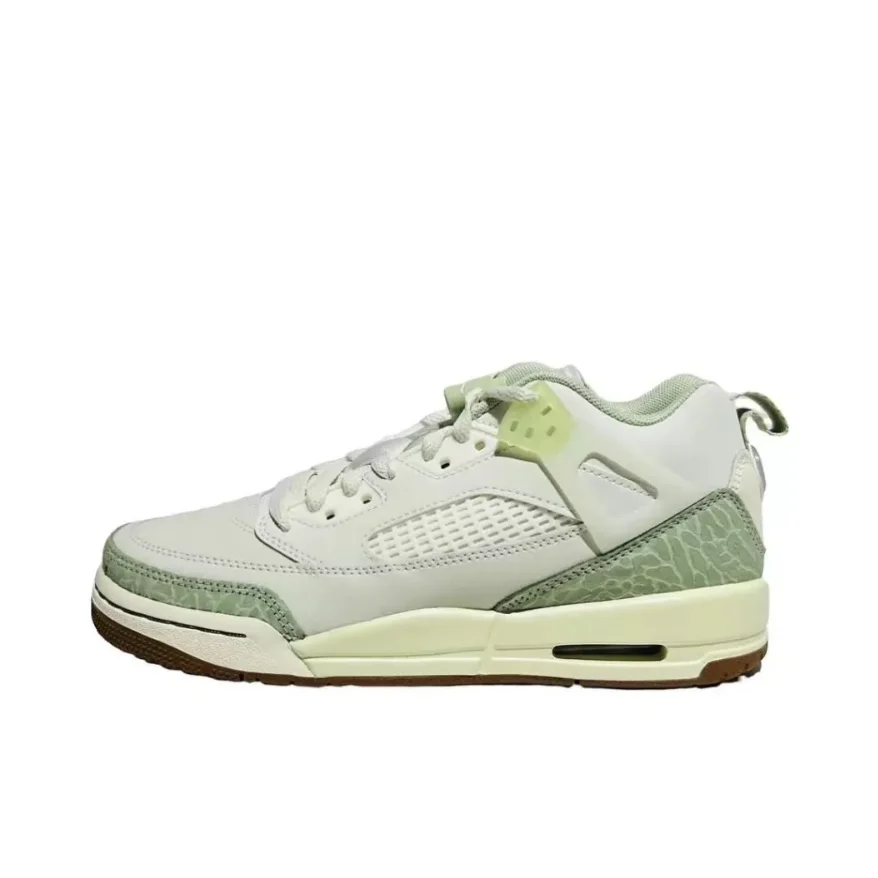 Jordan White Green Spizike Pohodlné a všestranné nekĺzavé oblečenie odolné voči obukom s nízkymi doskami