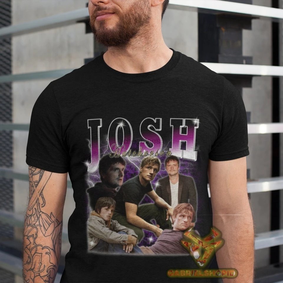 Josh Hutcherson 90 Tričko - Josh Hutcherson Bootleg Tees Josh Hutcherson Fanúšikov