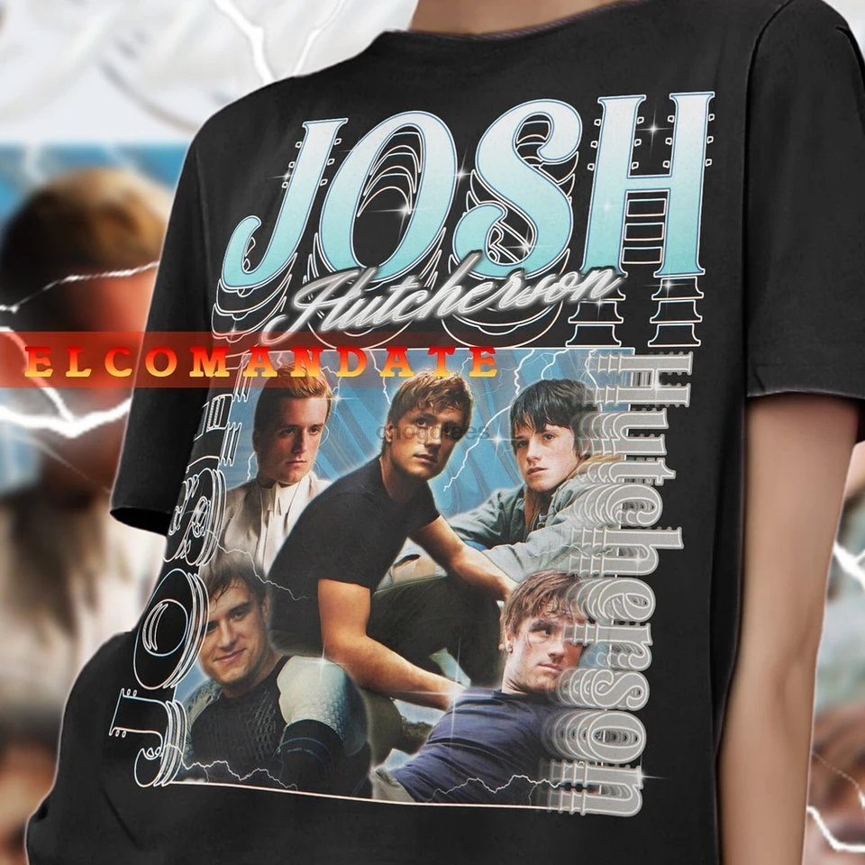 Josh Hutcherson pocta tričko Josh Hutcherson Vintage Tshirt Josh Hutcherson Fan Tees Josh Hutcherson retro sveter Josh Hutc