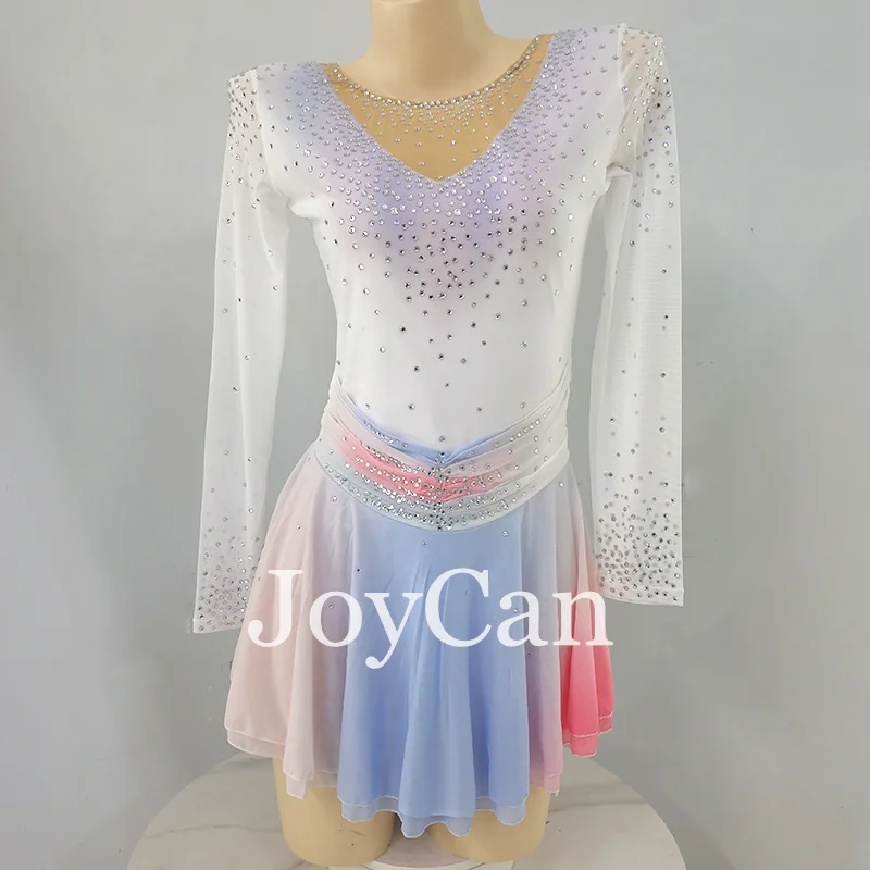 Joycan ľadové krasokorčuľovanie Dievčatá Dievčatá viacfarebné spandex pružné súťažné tanečné oblečenie prispôsobené