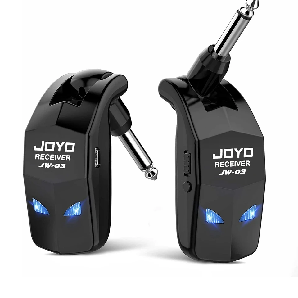 Joyo JW-03 Wireless Guitar System 2.4 GHz 4 kanály bezdrôtového gitarového vysielača a prijímača pre elektrický gitarový zosilňovač basov
