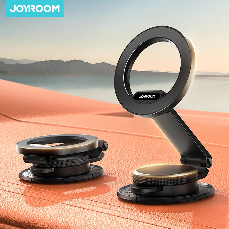Joyroom All-Metal Magnetic Car Mount najsilnejší magnet držiak na zložitie telefónu pre držiak na palubnú dosku Tesla pre iPhone 15-12